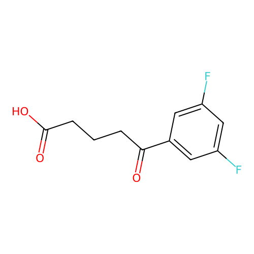 5-(3,5-Difluorophenyl)-5-oxovaleric acid structure