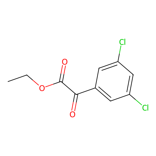 Ethyl 3,5-dichlorobenzoylformate structure