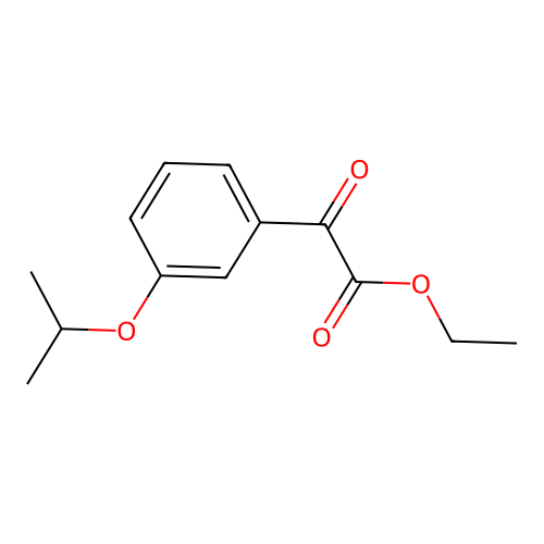 Ethyl 3-iso-propoxybenzoylformate structure