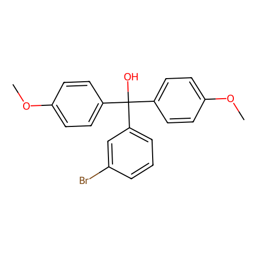 3-Bromo-4',4''-dimethoxytrityl alcohol structure