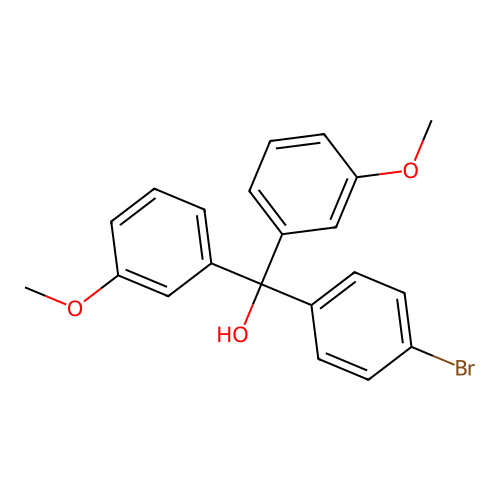4-Bromo-3',3''-dimethoxytrityl alcohol structure