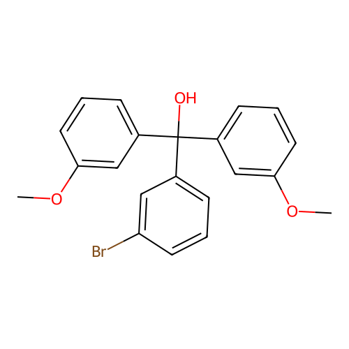 3-Bromo-3',3''-dimethoxytrityl alcohol structure
