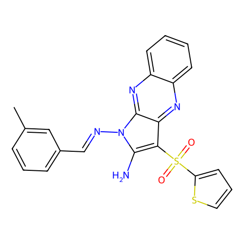 C22H17N5O2S2 structure