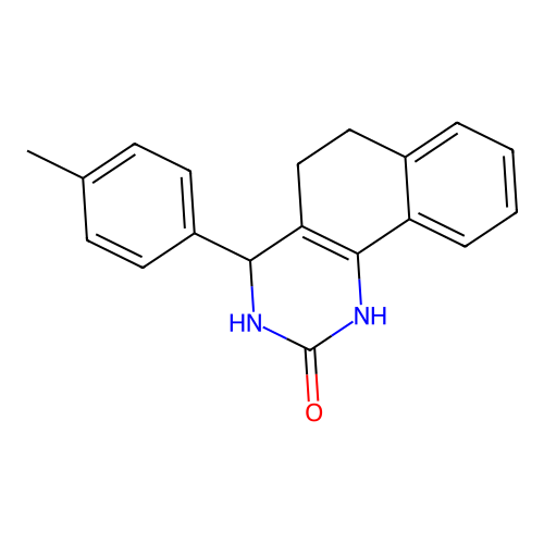 4-(4-Methylphenyl)-3,4,5,6-tetrahydrobenzo[h]quinazolin-2-ol structure