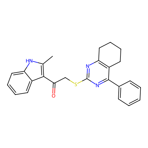 C25H23N3OS structure