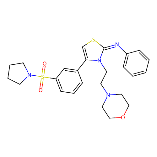 C25H30N4O3S2 structure