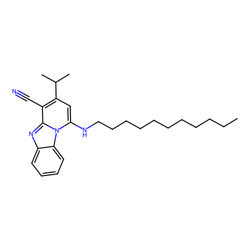 3-(Propan-2-yl)-1-(undecylamino)pyrido[1,2-a]benzimidazole-4-carbonitrile structure