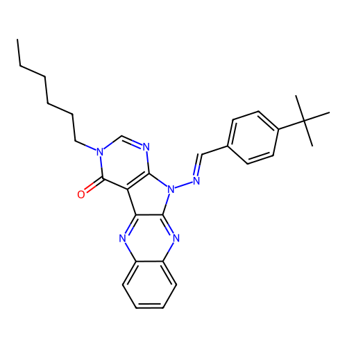 C29H32N6O structure
