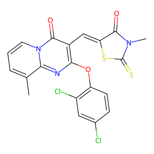 C20H13Cl2N3O3S2 structure
