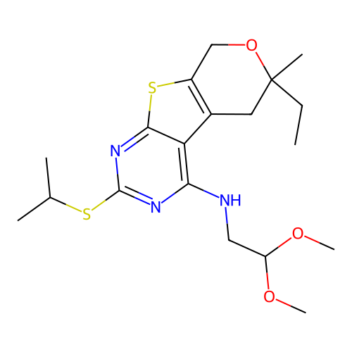 C19H29N3O3S2 structure