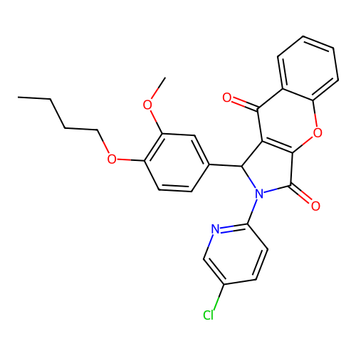 C27H23ClN2O5 structure