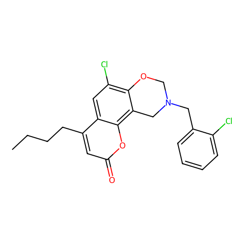 C22H21Cl2NO3 structure
