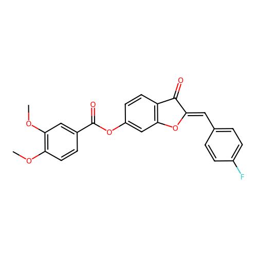 C24H17FO6 structure