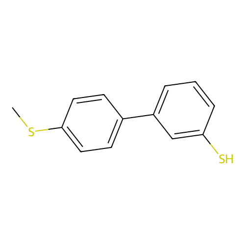 4'-(Methylsulfanyl)[1,1'-biphenyl]-3-thiol structure