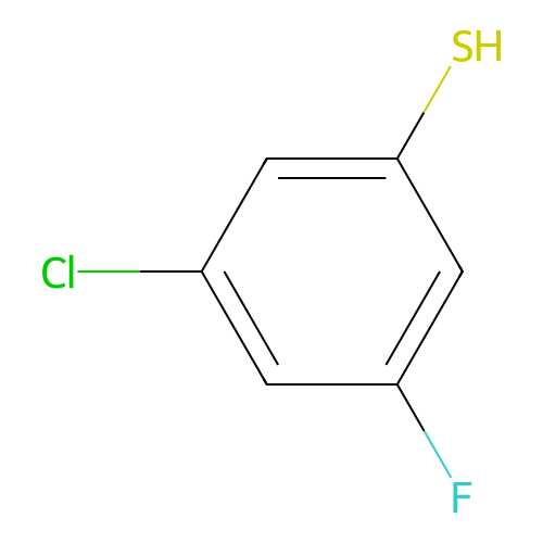 3-Chloro-5-fluorothiophenol structure