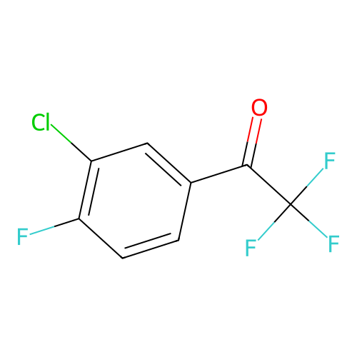 3'-Chloro-2,2,2,4'-tetrafluoroacetophenone structure