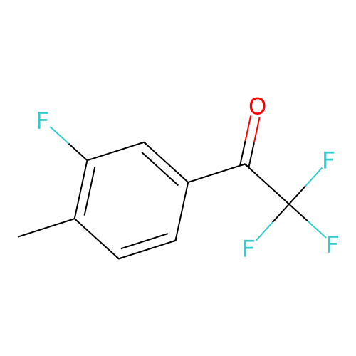 2,2,2-Trifluoro-1-(3-fluoro-4-methylphenyl)ethanone structure