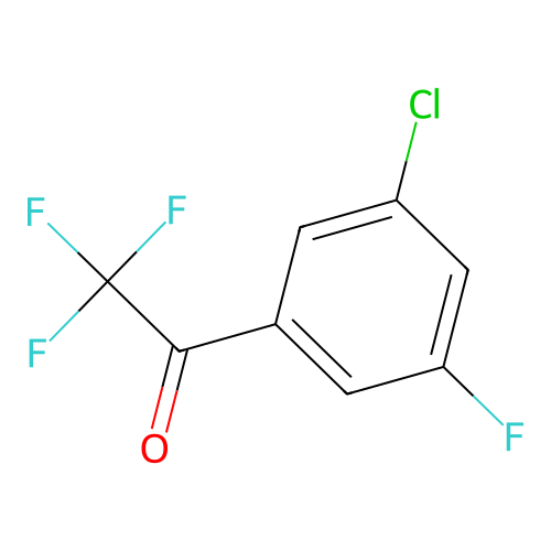 3'-Chloro-2,2,2,5'-tetrafluoroacetophenone structure