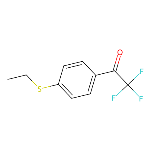 4'-Ethylthio-2,2,2-trifluoroacetophenone structure