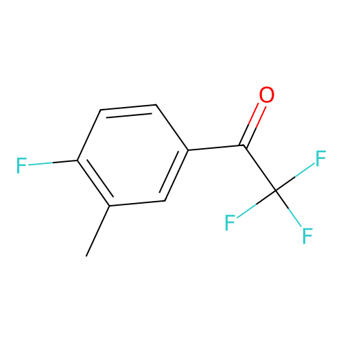 4'-Fluoro-3'-methyl-2,2,2-trifluoroacetophenone structure