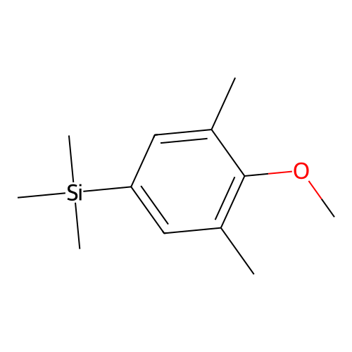 1-(Trimethylsilyl)-3,5-dimethyl-4-methoxybenzene structure
