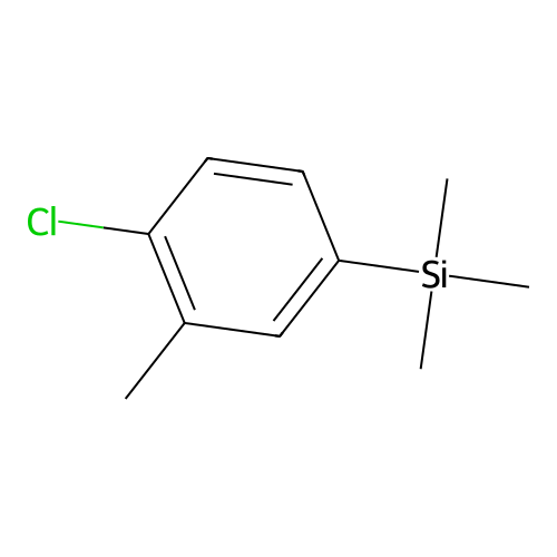 1-(Trimethylsilyl)-4-chloro-3-methylbenzene structure