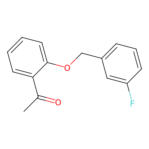 2'-(3-Fluorobenzyloxy)acetophenone structure