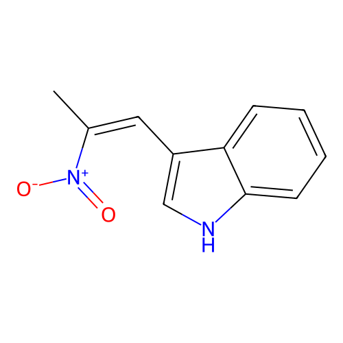 3-(2-nitroprop-1-enyl)-1H-indole structure