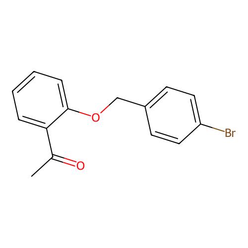 2'-(4-Bromobenzyloxy)acetophenone structure