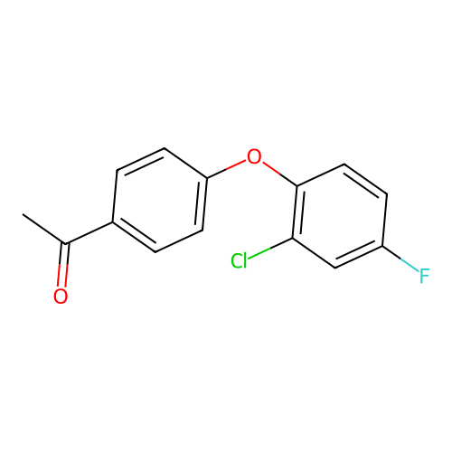 4'-(2-Chloro-4-fluorophenoxy)acetophenone structure