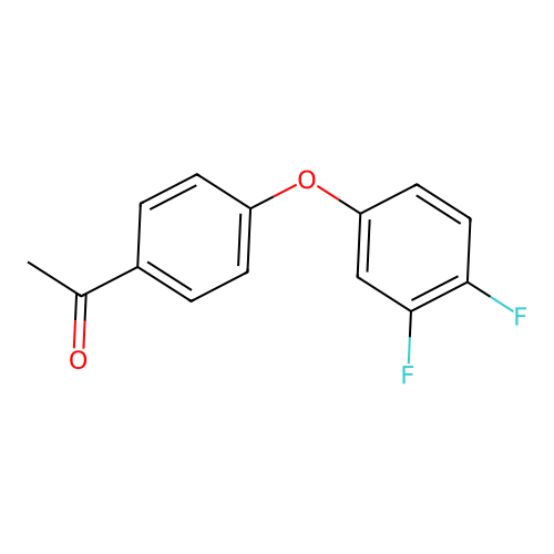 4'-(3,4-Difluorophenoxy)acetophenone structure
