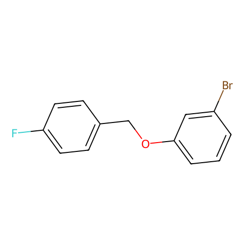 1-Bromo-3-[(4-fluorophenyl)methoxy]benzene structure