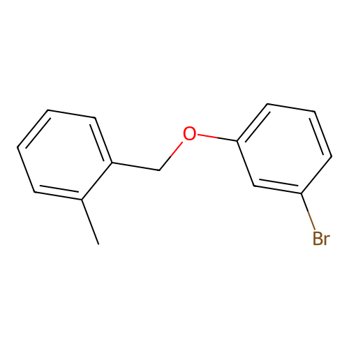 1-[(3-Bromophenoxy)methyl]-2-methylbenzene structure
