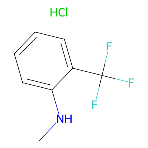 2-(Methylamino)benzotrifluoride hydrochloride structure