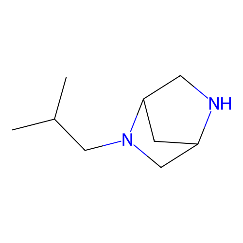 2-Isobutyl-2,5-diazabicyclo[2.2.1]heptane structure