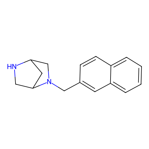 2-(Naphthalen-2-ylmethyl)-2,5-diazabicyclo[2.2.1]heptane structure