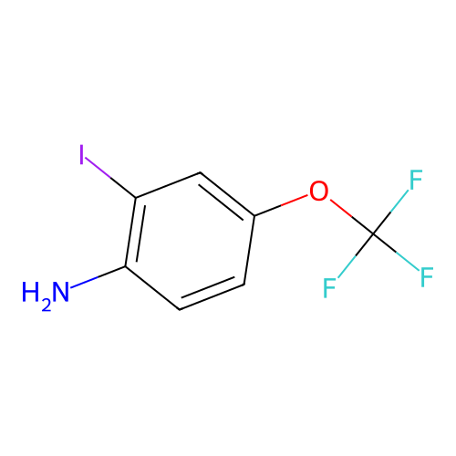 2-Iodo-4-(trifluoromethoxy)aniline structure