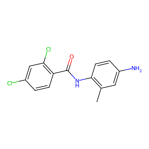 N-(4-amino-2-methylphenyl)-2,4-dichlorobenzamide structure