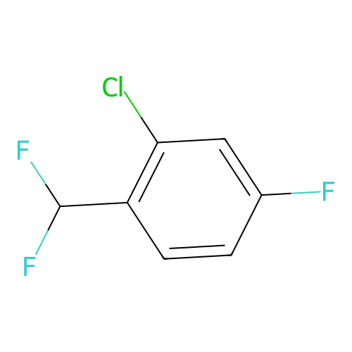 2-Chloro-1-(difluoromethyl)-4-fluorobenzene structure