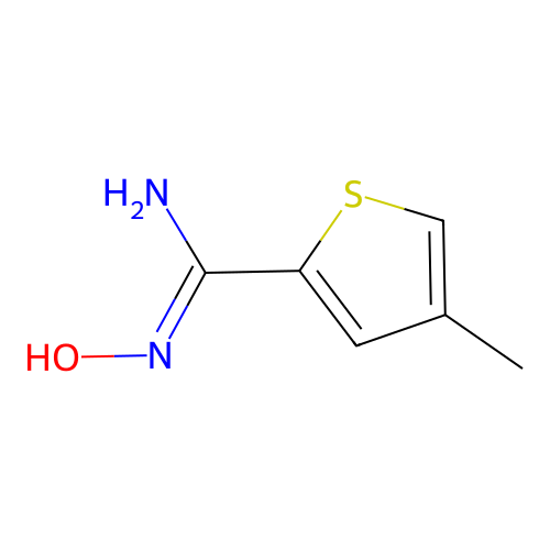 N-hydroxy-4-methylthiophene-2-carboximidamide structure