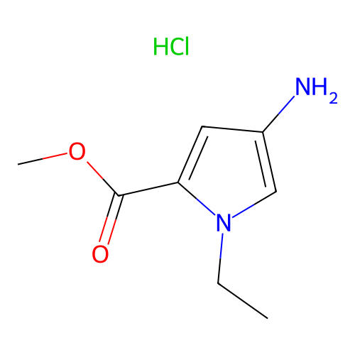 Methyl 4-Amino-1-ethyl-1H-pyrrole-2-carboxylate hydrochloride structure