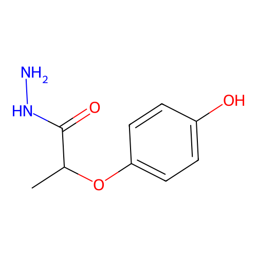 2-(4-Hydroxyphenoxy)propionic acid hydrazide structure