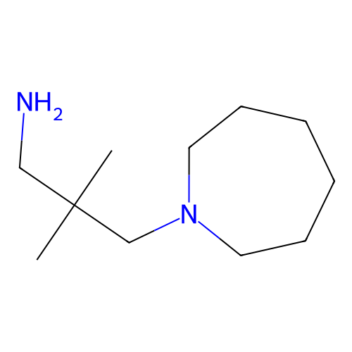 3-(Azepan-1-yl)-2,2-dimethylpropan-1-amine structure