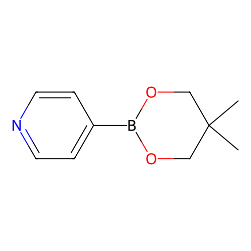 4-(5,5-Dimethyl-1,3,2-dioxaborinan-2-yl)pyridine structure