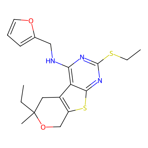C19H23N3O2S2 structure