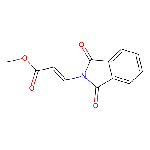 Methyl 3-(1,3-dioxoisoindol-2-yl)prop-2-enoate structure