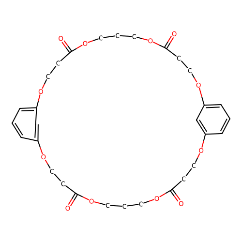 2,6,10,14,20,24,28,32-Octaoxatricyclo[31.3.1.1~15,19~]octatriaconta-1(37),15(38),16,18,33,35-hexaene-5,11,23,29-tetrone structure