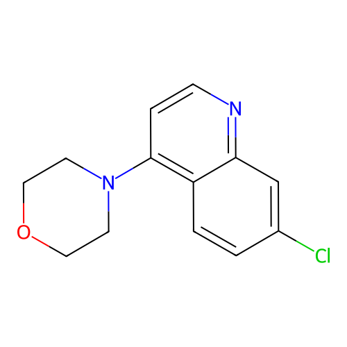7-Chloro-4-(4-morpholinyl)quinoline structure