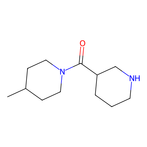(4-Methylpiperidin-1-yl)(piperidin-3-yl)methanone structure