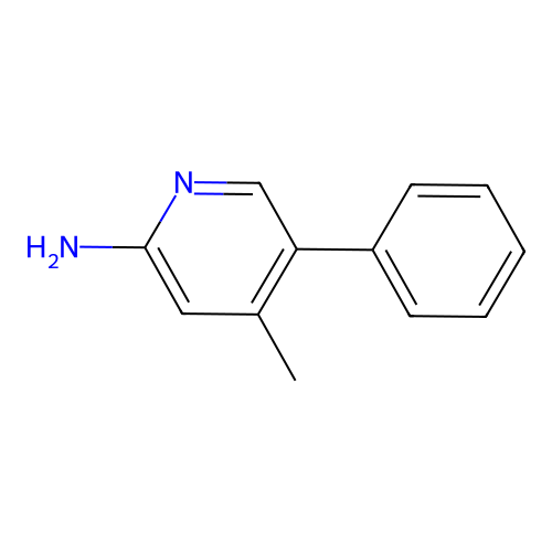 4-Methyl-5-phenylpyridin-2-amine structure